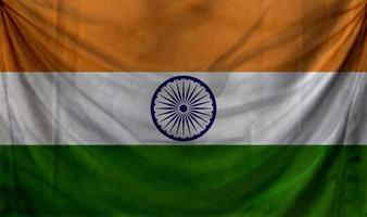 disegno dell'onda della bandiera dell'india foto