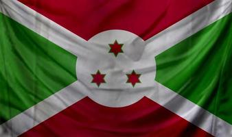 sventola la bandiera del burundi sfondo per il design patriottico e nazionale foto