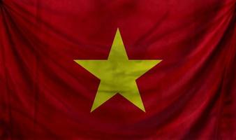 disegno dell'onda della bandiera del vietnam foto