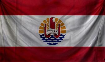 disegno dell'onda della bandiera della polinesia francese foto