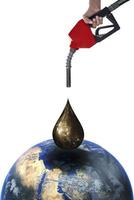 immagine del concetto economico mondiale del petrolio della condizione del petrolio mondiale foto