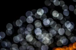 cerchio bokeh, bellissimi colori astratti per lo sfondo di natale - immagini foto