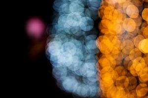 cerchio bokeh, bellissimi colori astratti per lo sfondo di natale - immagini foto