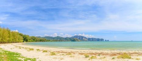 noppharat thara spiaggia, krabi, tailandia, panorama foto