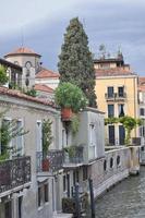 vista della città di venezia venezia in italia foto