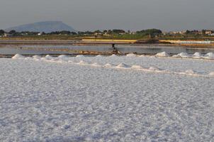 saline saline a marsala foto