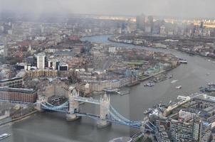 vista aerea di londra foto