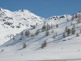 piz bernina catena montuosa nelle alpi retiche svizzere nel canton gr foto