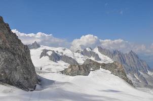 monte bianco in val d'aosta foto