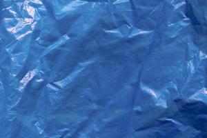 sfondo blu sacchetto di plastica