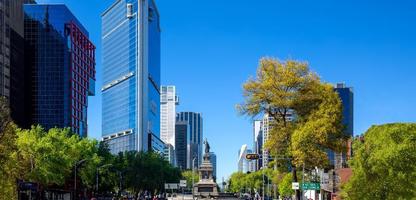 centro finanziario di città del messico e quartiere degli affari vicino al paseo de reforma foto