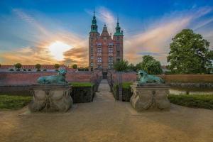 famoso castello di Rosenborg, uno dei castelli più visitati di Copenaghen foto