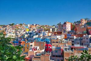 guanajuato, panorama panoramico della città foto