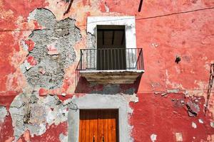 puebla strade nel centro storico della città foto