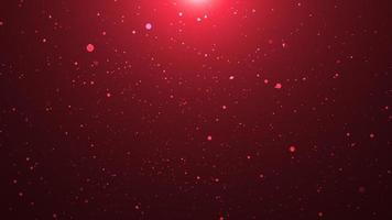 sfondo di bagliore di particelle rosse per il concetto di sfondo foto