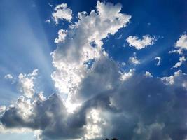 nuvola cielo nuvole blu giorno spazio libero foto