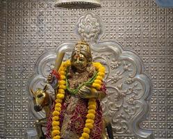 statua di katyayini navratri durga mata a mandir foto