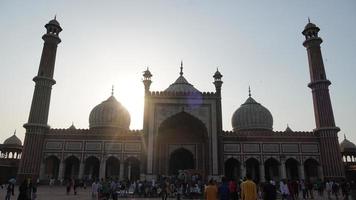 jama masjid, vecchia delhi, india foto