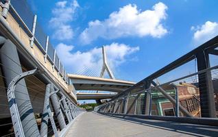 stati uniti, boston, zakim bunker hill memorial bridge foto