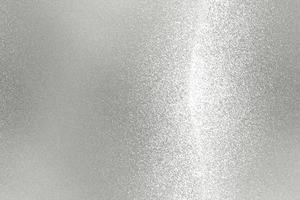 trama di argento graffi piastra metallica, sfondo astratto foto