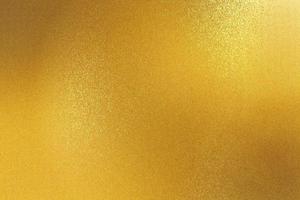 parete in acciaio oro lucido, sfondo a trama astratta foto