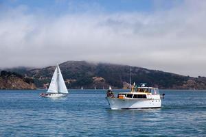 sausalito, california, usa, 2011. avvicinandosi al porto turistico foto