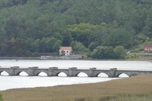 vista sul paese di ponte nafonso a noia foto