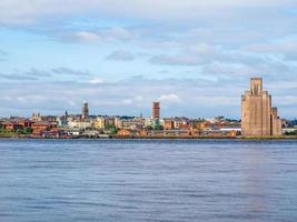 vista hdr di birkenhead a liverpool foto