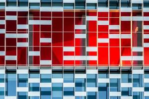 milano, lombardia, italia, 2015. abstract dell'edificio del vento foto