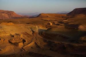 kasbah ait ben haddou in marocco. fortezze e tradizionali case di argilla del deserto del Sahara. foto