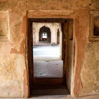 il forte di jahangir mahal orchha a orchha, madhya pradesh, india, il palazzo di jahangir mahal o orchha è la cittadella e la guarnigione situata a orchha. Madhya Pradesh. India, siti archeologici indiani foto