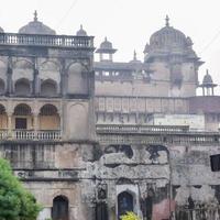 il forte di jahangir mahal orchha a orchha, madhya pradesh, india, il palazzo di jahangir mahal o orchha è la cittadella e la guarnigione situata a orchha. Madhya Pradesh. India, siti archeologici indiani foto