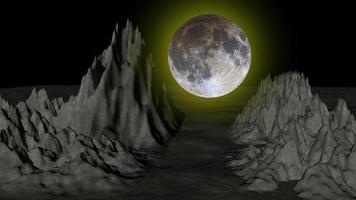 la superficie della montagna lunare, elementi di questa immagine forniti dalla nasa. foto