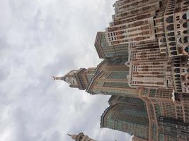 Mecca, Arabia Saudita, 2021 - splendida vista della torre dell'orologio reale della Mecca foto