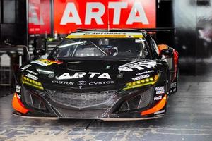 buriram thailand 7 ottobre corse a squadre durante l'autobacs super gt round7 burirum united super gt race al circuito internazionale di chang, super gt race 2017, a buriram, thailandia. foto