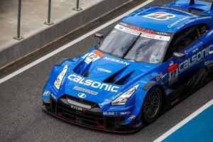 buriram thailand 7 ottobre corse a squadre durante l'autobacs super gt round7 burirum united super gt race al circuito internazionale di chang, super gt race 2017, a buriram, thailandia. foto