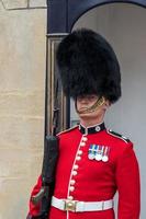 Windsor, Regno Unito, 2018. Coldstream guardia in servizio al castello di Windsor foto