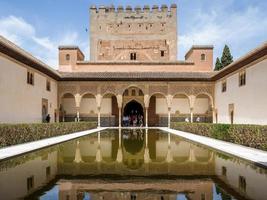 granada, andalucia, spagna, 2014. parte del palazzo dell'alhambra foto