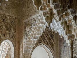 granada, andalucia, spagna, 2014. parte del palazzo dell'alhambra foto