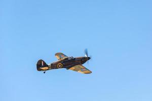 Shoreham via mare, West Sussex, Regno Unito, 2011. hawker hurricane mk.iib foto