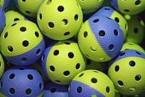 palle da floorball foto