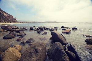 vista di morro bay california foto