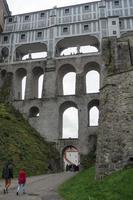 cesky krumlov, regione della Boemia meridionale, repubblica ceca, 2017. castello di stato e complesso del castello foto