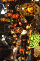 lanterne turche sul grande bazar foto