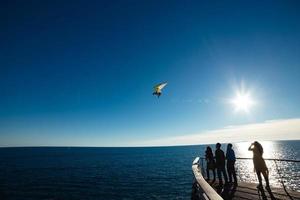 paramotore nel sud della francia foto