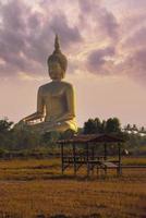 wat muang grande buddha foto