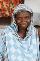 ritratto di una donna africana, zanzibar foto