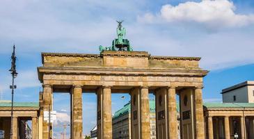 hdr brandenburger tor a berlino foto