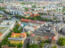 hdr berlino vista aerea foto