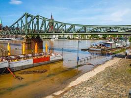 alluvione principale del fiume hdr a francoforte sul meno foto